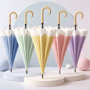 듀얼파스텔 UV차단 초경량 대형 장우산 자외선차단 튼튼한 16K 우산