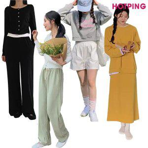 [핫핑] 44~110/봄 신상&베스트/트레이닝복/트레이닝세트/홈웨어/와이드/조거/밴딩/플리