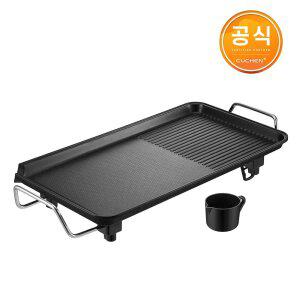 쿠첸 와이드 전기그릴 CWG-VA1600W 다이아몬드코팅 그릴팬 자동온도조절