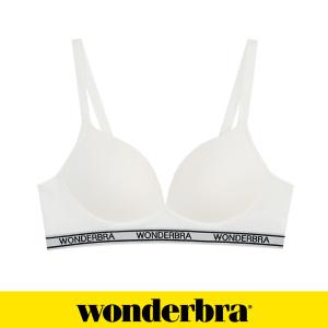 [Wonderbra]원더브라  스포츠 아웃밴드 노와이어 브라 화이트 WBWBR4M24A