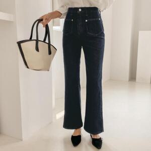 [시크릿라벨] [이염X,스판굿] 논페이드 포켓 데님 팬츠