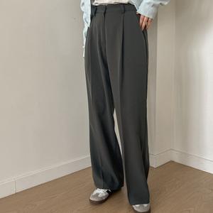 [구김x/4컬러] 핀턱 와이드 슬랙스