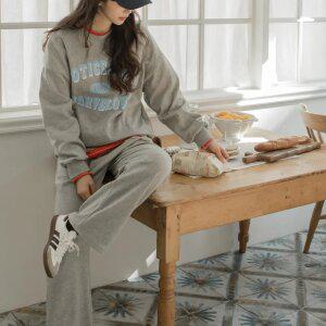 [꾸안꾸/이지핏] 데일리 무드 나염 트레이닝 세트