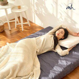 [오리지널픽_몽스홈]7존 토퍼매트리스 8cm 14cm 원룸 침대 3단 접이식 바닥 토퍼 자취