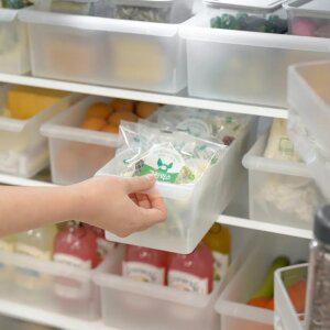 국내생산 손잡이 멀티 냉장고 정리함 트레이 소8개