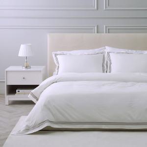 플로라 블랑 60수 순면 럭셔리 자수호텔침구 이불커버