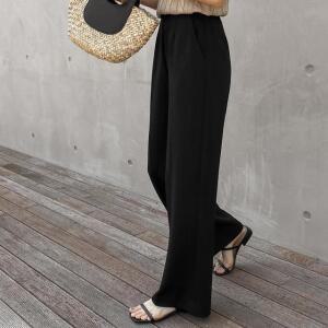 [시크릿라벨] [뷔페가는날] 쫀득 와이드 밴딩 슬랙스