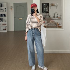 [난스판/체형커버] 데일리 와이드 데님 팬츠