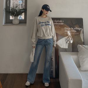 [난스판/데일리템] 세미 부츠컷 데님 팬츠