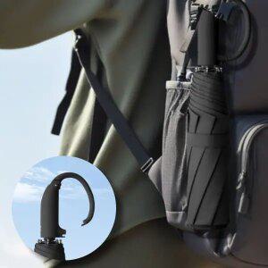 자외선 UV차단 초경량 양산 3단 휴대용 원터치 자동 튼튼한 우산 반지 버클 손잡이