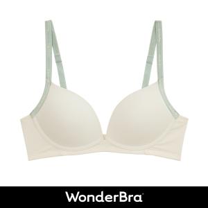 [Wonderbra]원더브라  투톤 노와이어 브라 크림 WBWBR5N34T