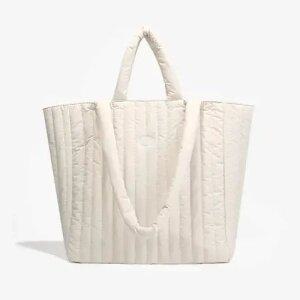 [창고정리] 시즌오프/ 라엘라베어 코리아. 아나이스 누빔 토트 숄더백. RA24-520