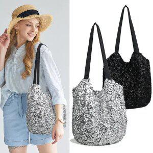 [창고정리] 시즌오프/ 라엘라베어 코리아. 샤린 스팽글 숄더백. RA25-070/미세스크래치