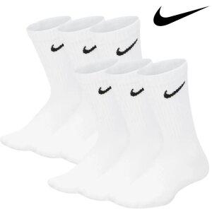 나이키 양말 쿠션 크루 JR 화이트 6켤레 세트 SX6910-100