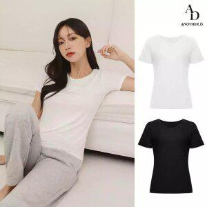 [모달 만능티] 보드럽 모달 티셔츠 2컬러 데일리 홈웨어 베이직 이너