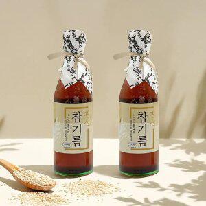 고기중독 단1회착유 통참깨 진심 참기름 350ml+350ml