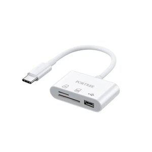 포트리 sd카드리더기 C타입 멀티 3IN1 메모리카드 블랙박스usb