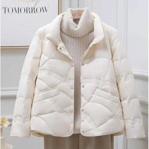 J2K 오리털 경량패딩 여성 환절기 겨울점퍼 숏패딩 겨울
