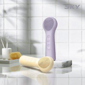 스카이 미엔느 온열 실리콘 진동 클렌저 브러쉬 방수 전동 세안기 SC30