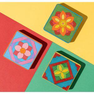 J2K 비석치기 DIY 전통 민속놀이 꾸미기 만들기 3개