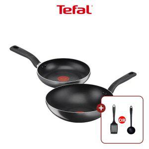 [테팔] 쿡이지 프라이팬 2종 (팬20+웍28)+뒤집개