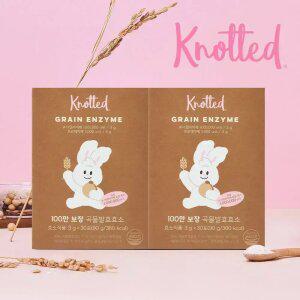 [내일도착] 노티드 100만 보장 곡물발효효소 30포 2박스