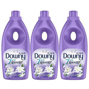 다우니 초고농축 섬유유연제 화이트티와 릴리 본품 1L 3개