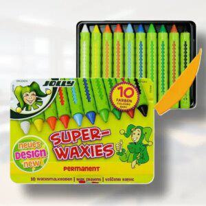 지구 클래식 크레파스 10색 손에 묻지 않는 크레용 미술 그림 그리기 학용품 스케치 준