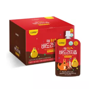 [루솔] 홍삼 배도라지즙 40포 선물박스 배즙