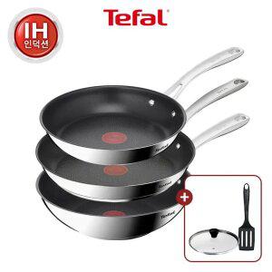 [테팔] 퍼펙트 레지스트 티타늄3X 프라이팬 3종(팬24+팬28+웍28) (+레온 유리뚜껑 24+