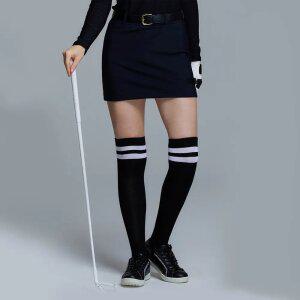 [엘르골프] 여성 버클 장식 스커트_6I61882