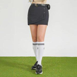[엘르골프] 여성 단추 큐롯 스커트 _6I21801