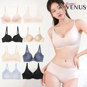 비너스외 노와이어 브라 인견 메쉬 브래지어 여자 여성 속옷 빅사이즈 브라자 팬티 수