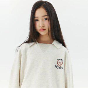 [아이라인키즈] 소드 자수 카라 맨투맨