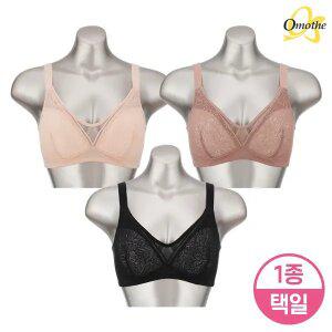 [매진임박] 오모떼 U라인 가슴보정 삼각 더블패널 노와이어 보정브라 1종/택일