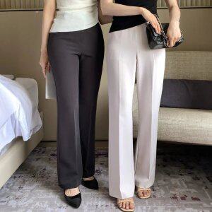 (쫀득한신축성/미친비율핏쭈욱) 마를린 쫀쫀스판 세미 부츠컷 슬랙스 ps4824