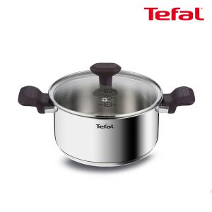 테팔 인덕션 스테인리스스틸 테이스티쿡 양수냄비 20cm