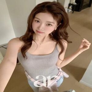 (스트랩조절가능/사계절템/캡내장) 멜로아 레이스 골지 캡 나시 ts4863