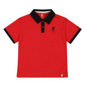 [택가 49,000원] 풋볼스탠다드 아동용 리버풀 라이버 버드 PK반팔티셔츠 L3CT202KRED