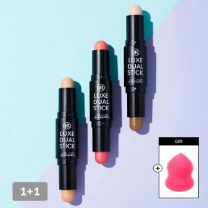 [2+워터퍼프 증정]리르 룩스 컨투어링 듀얼스틱 2개+워터퍼프