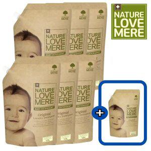 네이쳐러브메레 아기세탁세제 리필형 1300ml 3팩+3팩 [GIFT] 오리지널향 세제리필 500