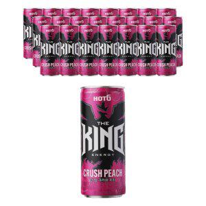 [핫식스] 더킹 크러쉬 피치 355ml, 24개