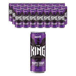 [핫식스] 더킹 퍼플 그레이프 355ml, 24개