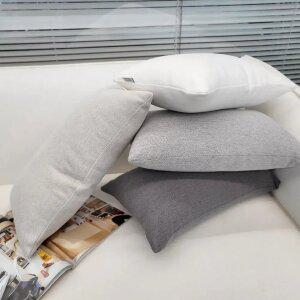 르세스 밀키 하프 사각 사무실 의자 등받이 소파 허리 쿠션 커버