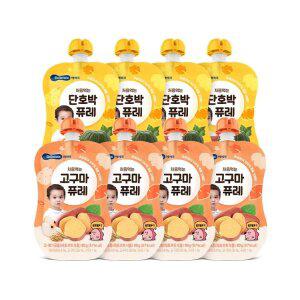 [베베쿡] 처음먹는 야채퓨레 8팩(고구마/단호박)