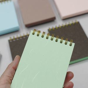 한지수첩 스프링메모지 포켓사이즈 캘리그라피 한지노트