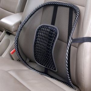 시원한 쿨링 메쉬 지압 차량용 등 허리쿠션 등받이 허리지압 자세교정 자동차 시트