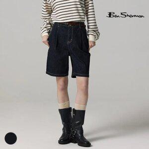 [택가 78,000원] 벤셔먼 우먼 5부 데님 숏팬츠 BOBDP741F