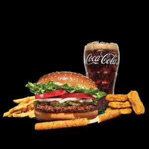 버거킹 불고기와퍼+콜라R+프렌치프라이R+21치즈스틱+너겟킹4조각