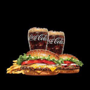 버거킹 콰트로치즈와퍼+와퍼주니어+콜라R+콜라R+프렌치프라이L